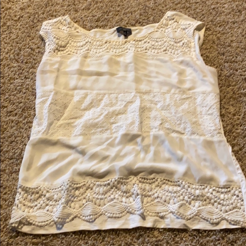 White tank blouse